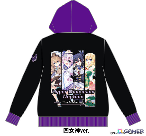 「あみあみ25周年×ネプテューヌ15周年」コラボグッズの通販が開始！お互いの衣装を着たあみこ＆パープルハートがつなこさん描き下ろしイラストで登場の画像