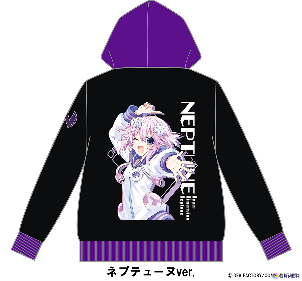 「あみあみ25周年×ネプテューヌ15周年」コラボグッズの通販が開始！お互いの衣装を着たあみこ＆パープルハートがつなこさん描き下ろしイラストで登場の画像4