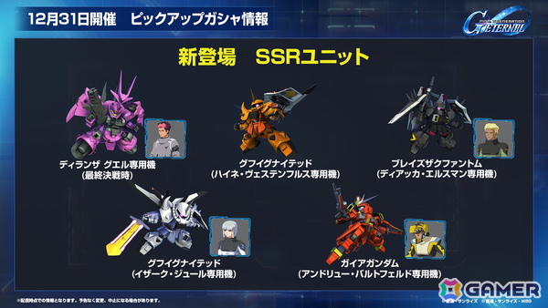 「SDガンダム ジージェネレーション エターナル」オフィシャルファンミーティングが2026年3月14日に開催！参加者募集が開始の画像15