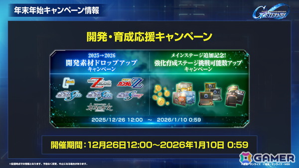 「SDガンダム ジージェネレーション エターナル」オフィシャルファンミーティングが2026年3月14日に開催！参加者募集が開始の画像
