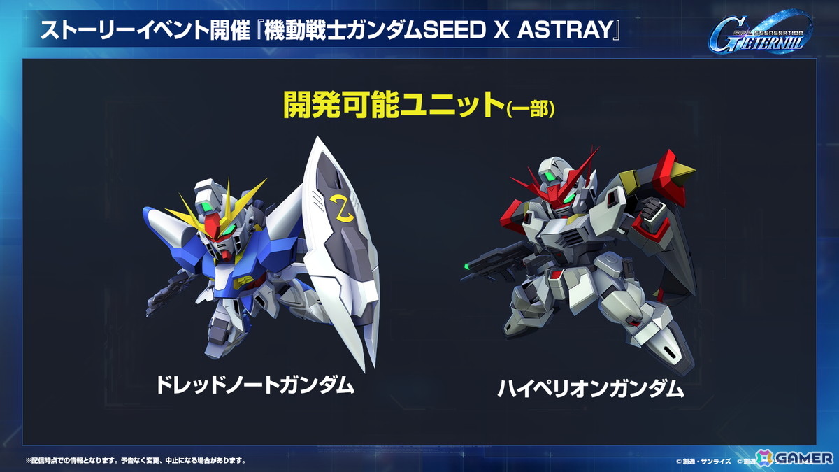 「SDガンダム ジージェネレーション エターナル」オフィシャルファンミーティングが2026年3月14日に開催！参加者募集が開始の画像27