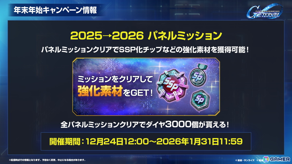 「SDガンダム ジージェネレーション エターナル」オフィシャルファンミーティングが2026年3月14日に開催！参加者募集が開始の画像37