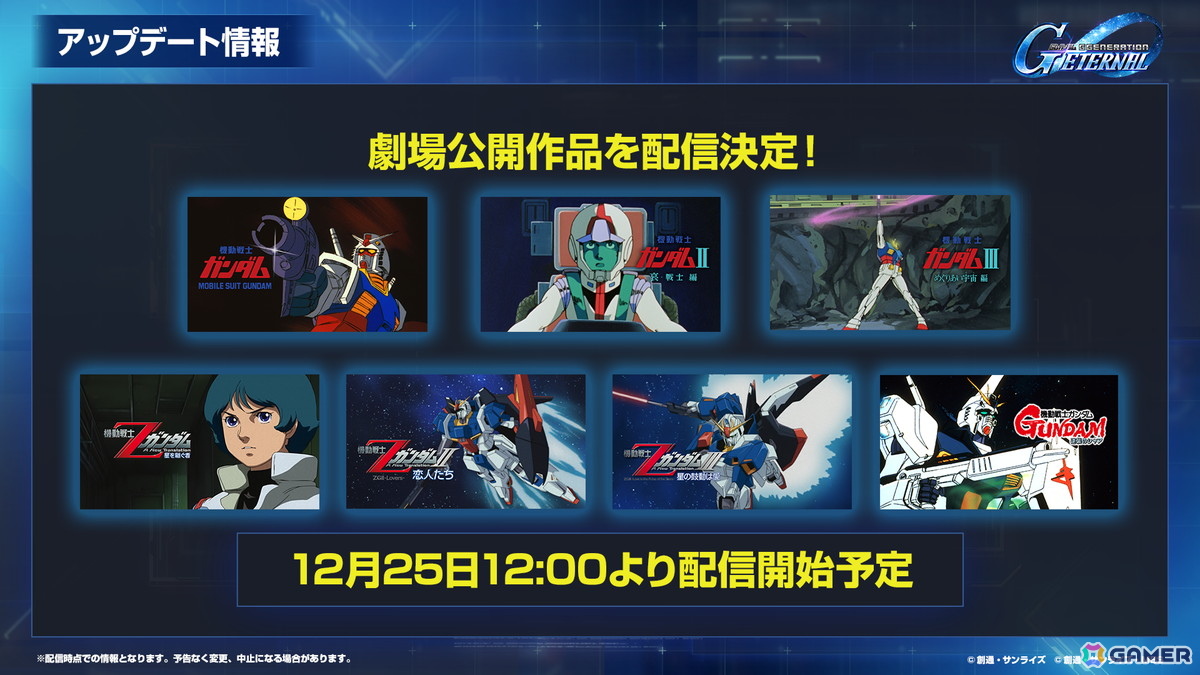 「SDガンダム ジージェネレーション エターナル」オフィシャルファンミーティングが2026年3月14日に開催！参加者募集が開始の画像