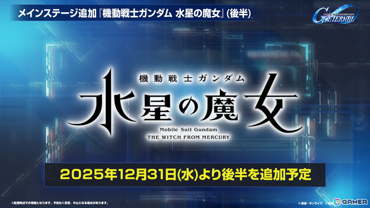 「SDガンダム ジージェネレーション エターナル」オフィシャルファンミーティングが2026年3月14日に開催！参加者募集が開始の画像