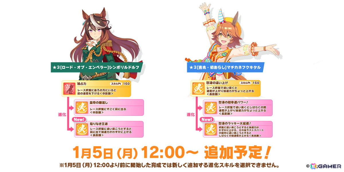 「ウマ娘 プリティーダービー」新たなウマ娘「キセキ（CV：星希成奏）」が発表に！イクノディクタスとサクラローレルも新衣装で12月26日に登場の画像