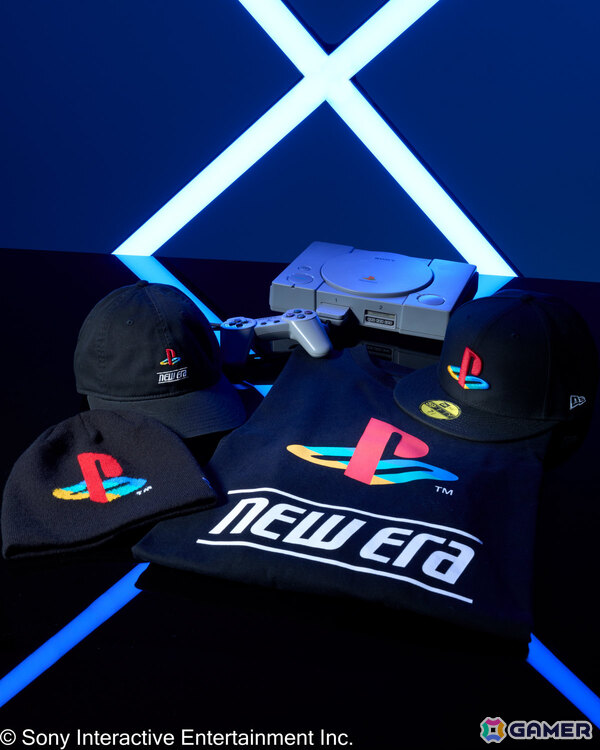 PlayStationとニューエラの初となるコラボコレクションが2026年1月8日に発売！ロゴや△〇×□マークがデザインされたアパレルやバッグなどを展開の画像1