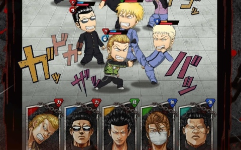 「クローズ」「WORST」シリーズのキャラで最強チームを結成する育成SLG「クローズ×WORST TOP OF CROWS」が配信！