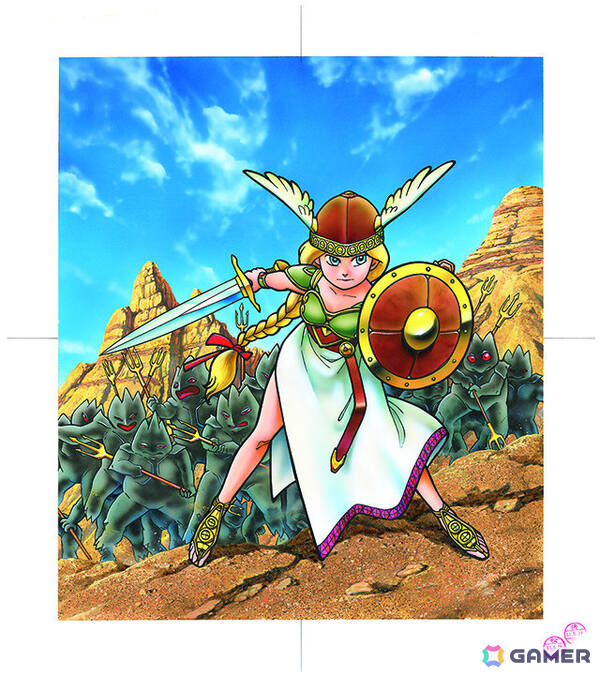 「ワルキューレの冒険」40周年記念公式記録全集に冨士宏氏の描きおろしイラストが収録決定！「ワルキューレの栄光1・2」のサントラもの画像2