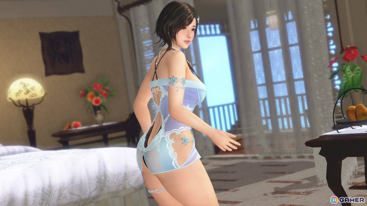 「DEAD OR ALIVE XVV」さゆり（CV：和氣あず未）のトゥルーカラーコーデ「ブルーミング・リリィ」が登場！お姉ちゃんからオトナの女性に成長していく姿を表現の画像18