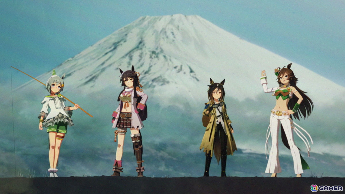 「ウマ娘 プリティーダービー」気まぐれなウマ娘たちが富士山を望む海岸線を駆け抜ける！「暴れん坊将軍 II」のオープニングをオマージュした新CMが放送の画像5
