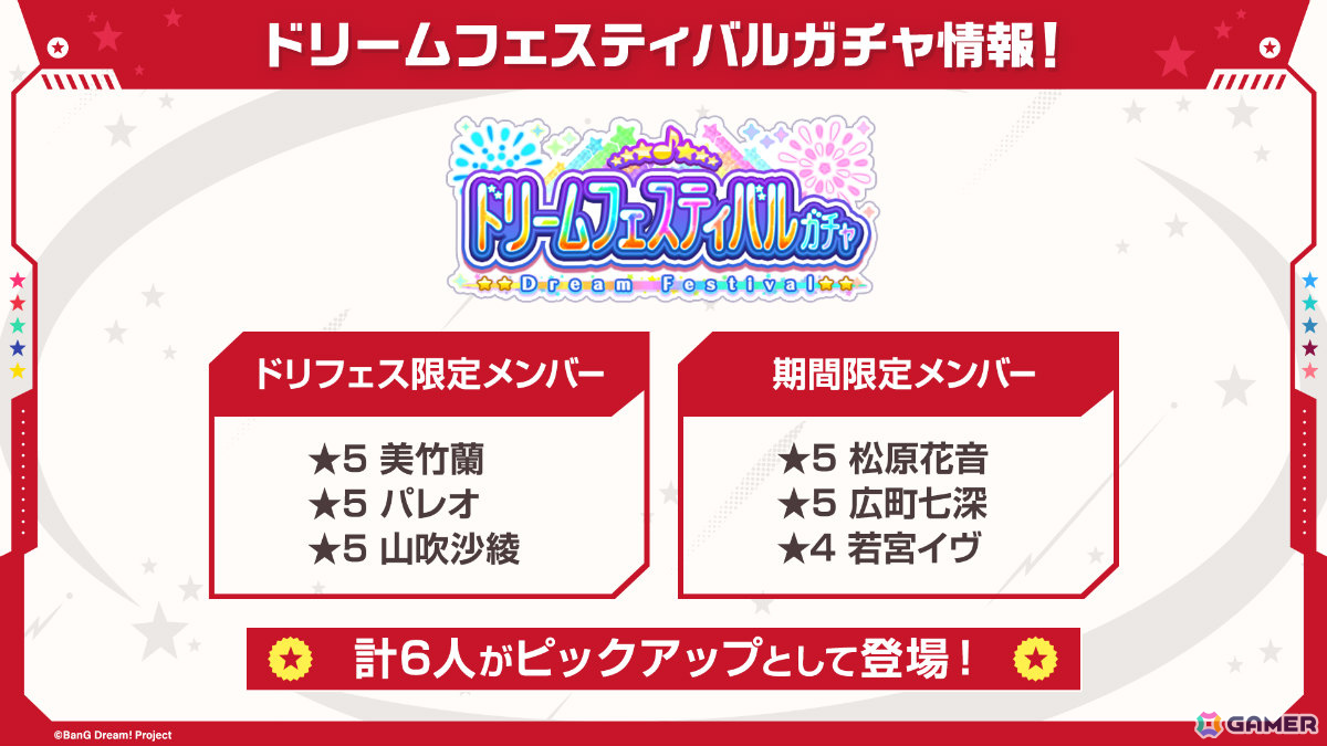 「ガルパ」蘭、パレオ、沙綾がドリフェス限定メンバーとして登場！期間限定メンバーは花音、七深、イヴの3人の画像1