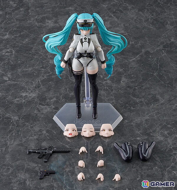 「勝利の女神：NIKKE」プリバティがアクションフィギュアシリーズ「figma」に登場！アサルトライフルやハンドガン、「しゃがみ脚」パーツも同梱の画像16