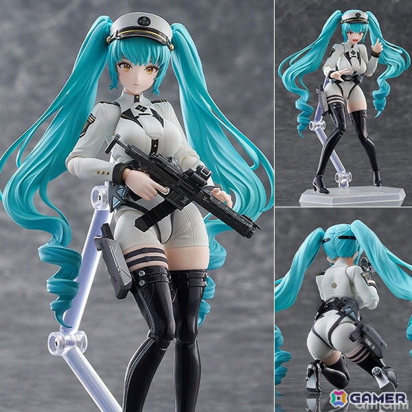 「勝利の女神：NIKKE」プリバティがアクションフィギュアシリーズ「figma」に登場！アサルトライフルやハンドガン、「しゃがみ脚」パーツも同梱の画像2