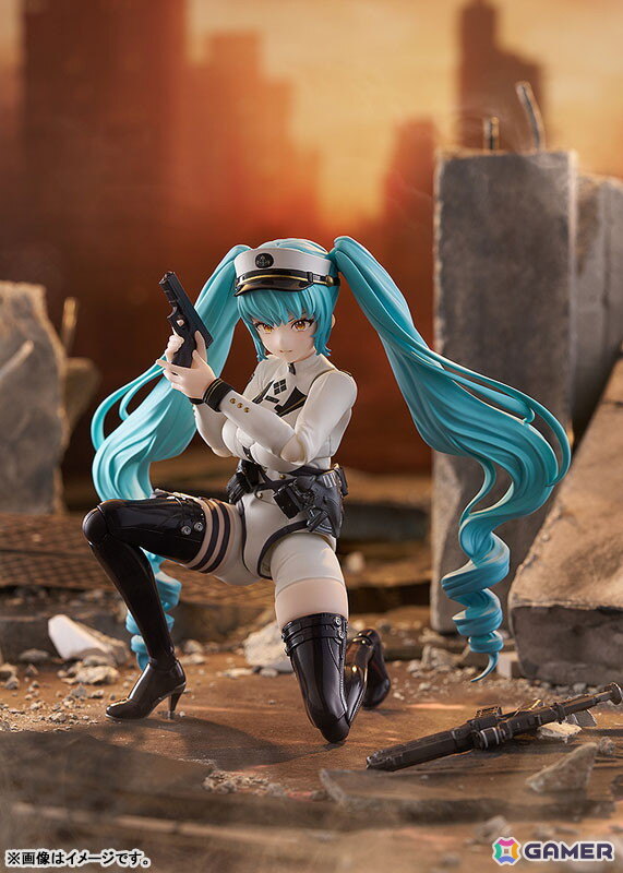 「勝利の女神：NIKKE」プリバティがアクションフィギュアシリーズ「figma」に登場！アサルトライフルやハンドガン、「しゃがみ脚」パーツも同梱の画像5