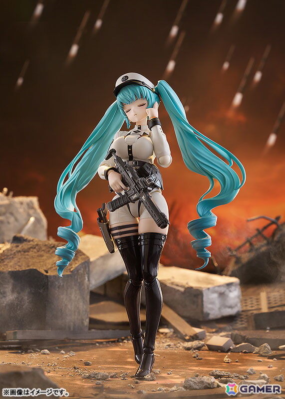 「勝利の女神：NIKKE」プリバティがアクションフィギュアシリーズ「figma」に登場！アサルトライフルやハンドガン、「しゃがみ脚」パーツも同梱の画像8