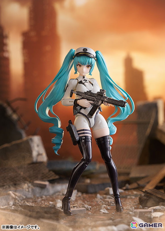 「勝利の女神:NIKKE」プリバティがアクションフィギュアシリーズ「figma」に登場!アサルトライフルやハンドガン、「しゃがみ脚」パーツも同梱の画像