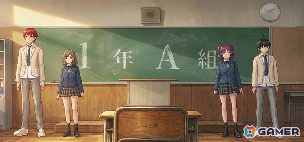 学校を舞台にした短編謎解きウォーキングシミュレーター「1年A組」のSteamページが公開！の画像1