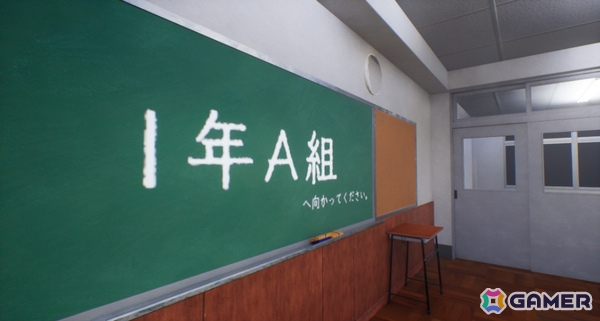 学校を舞台にした短編謎解きウォーキングシミュレーター「1年A組」のSteamページが公開！の画像