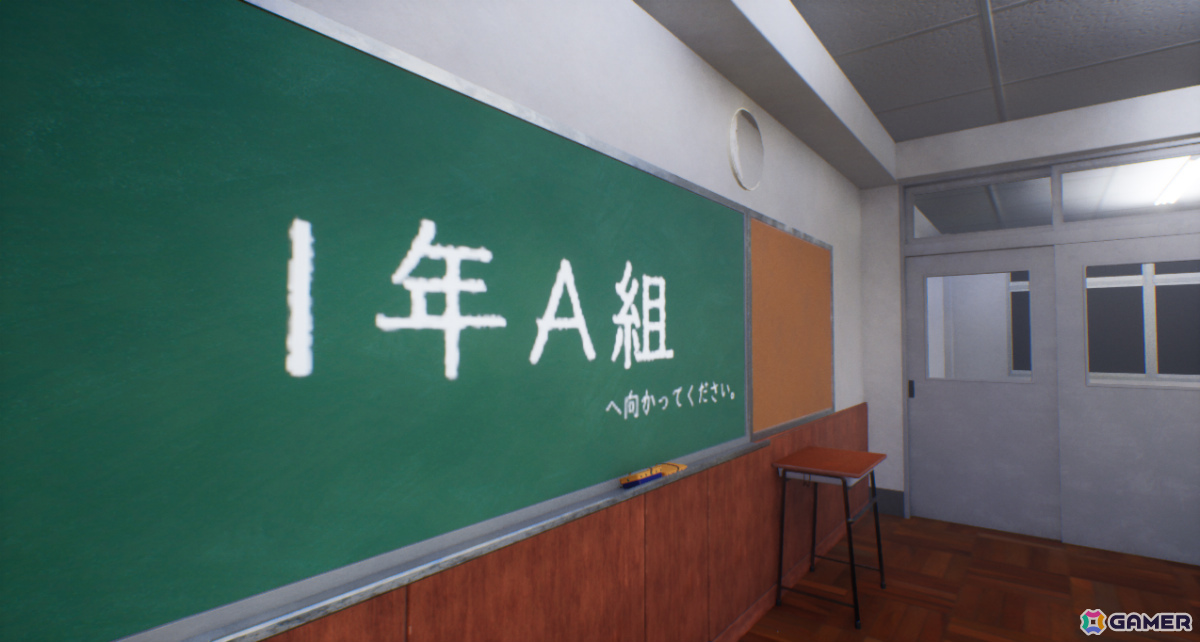 学校を舞台にした短編謎解きウォーキングシミュレーター「1年A組」のSteamページが公開！の画像2