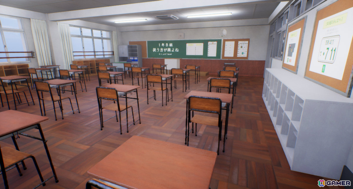 学校を舞台にした短編謎解きウォーキングシミュレーター「1年A組」のSteamページが公開！の画像5
