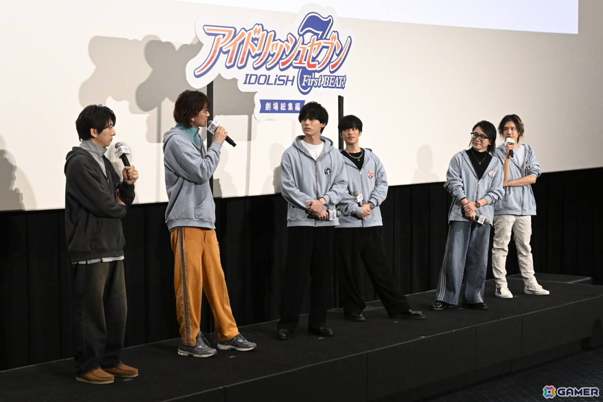 「アイドリッシュセブン First BEAT! 劇場総集編 後編」公開御礼舞台挨拶のオフィシャルレポートが到着！年の瀬に出演キャスト6名が登壇の画像