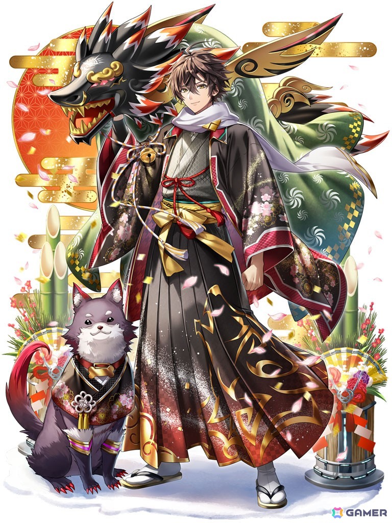 魔法使いと黒猫のウィズ キワム コロプラフェス 色紙 黒ウィズ」新年イベントでキワム（CV：寺島拓篤）、メルティア（CV