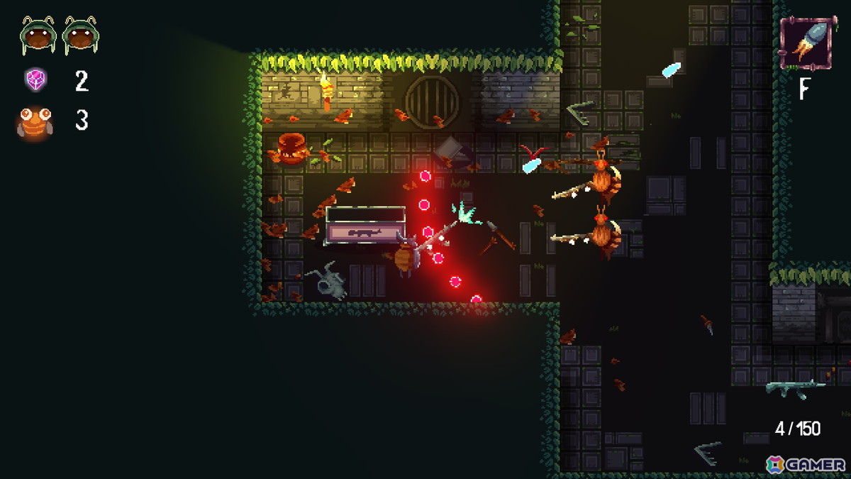 「Enter the Gungeon」などから強い影響を受けたローグライトシューター「Hell Bug」が発表！ストアページではデモ版が配信中の画像3