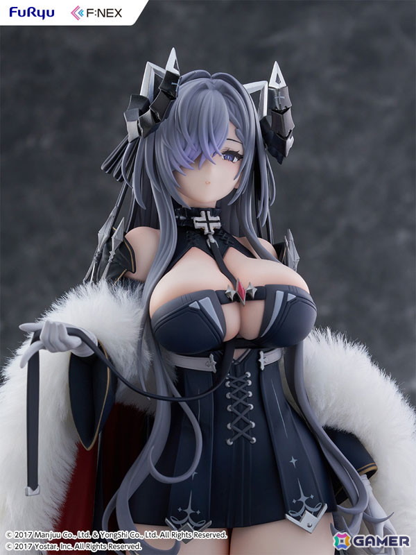 「アズレン」より鉄血空母「アウグスト・フォン・パーセヴァル」が1/6スケールフィギュアで登場！リアルファー仕様の衣装が威厳と気品を際立たせるの画像19