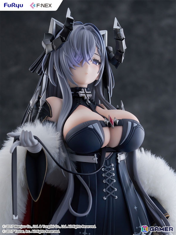 「アズレン」より鉄血空母「アウグスト・フォン・パーセヴァル」が1/6スケールフィギュアで登場！リアルファー仕様の衣装が威厳と気品を際立たせるの画像