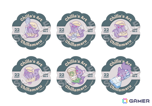 ホラゲー制作チーム「CHILLA'S ART」と22カレーのコラボが1月16日より開催！シェフ姿のチラ丸グッズなども登場の画像4