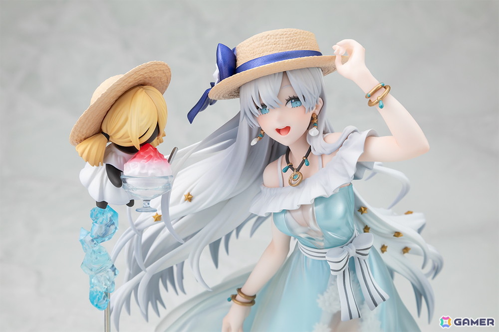 「FGO」水着姿のアナスタシアが相棒のヴィイとともに1/7スケールフィギュアで登場！クールな雰囲気とは違った可愛らしい笑顔も再現の画像