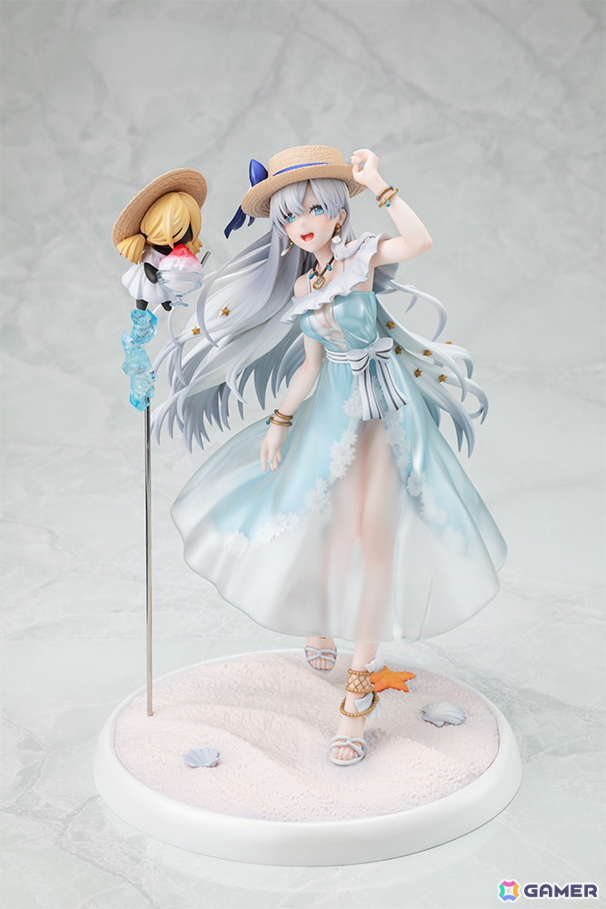 「FGO」水着姿のアナスタシアが相棒のヴィイとともに1/7スケールフィギュアで登場！クールな雰囲気とは違った可愛らしい笑顔も再現の画像