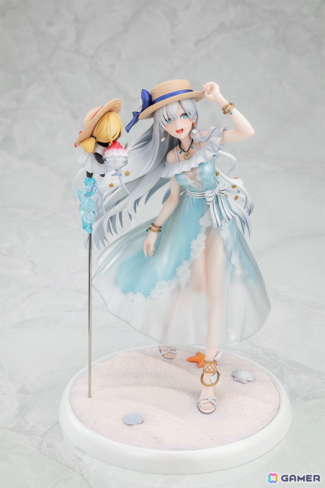 「FGO」水着姿のアナスタシアが相棒のヴィイとともに1/7スケールフィギュアで登場！クールな雰囲気とは違った可愛らしい笑顔も再現の画像