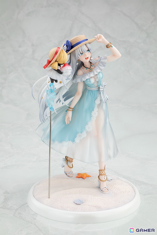 「FGO」水着姿のアナスタシアが相棒のヴィイとともに1/7スケールフィギュアで登場！クールな雰囲気とは違った可愛らしい笑顔も再現の画像