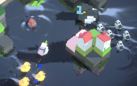 アヒルの群れを強化しながらカモの住む島に挑むサバイバー×ローグライクSTG「しまのアヒルちゃん」が配信！