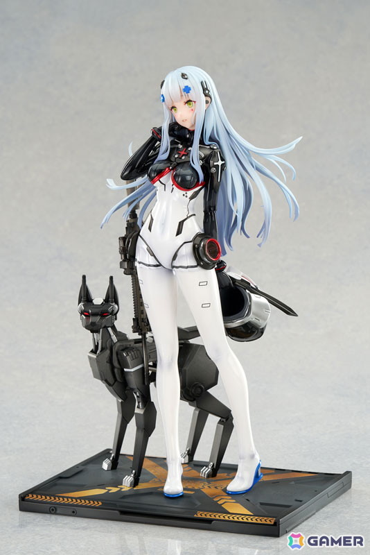 「ドルフロ」416がスキン・真夜中の福音の姿でフィギュア化！スタイリッシュなパイロットスーツが肢体ラインを美しく際立たせるの画像4