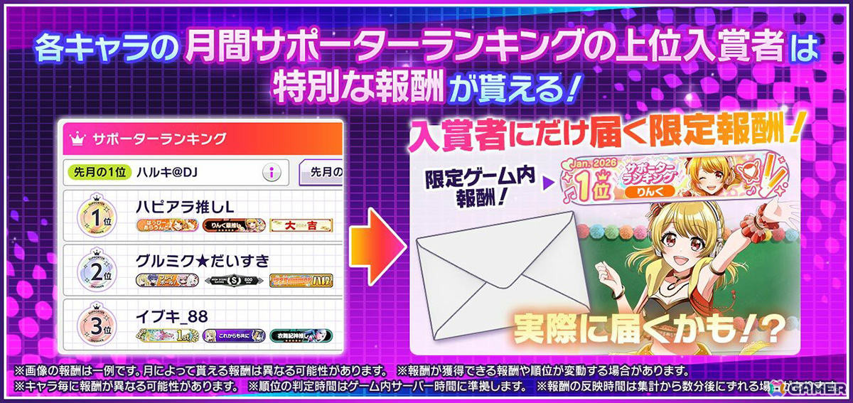 「グルミク」プレイヤーの応援がキャラの活動に直結する新機能「Direct for you」が公開！ランキング上位のキャラにはボイスドラマや楽曲制作などの報酬が贈られるの画像3