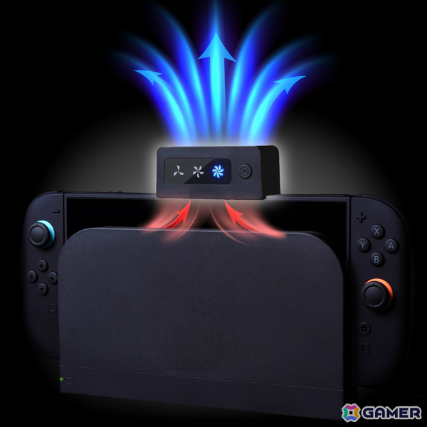 Switch 2の熱暴走を防ぐケーブルレスの排熱対策ファン「SW2冷やすッチ」が発売！静音設計で風量調整も可能の画像1
