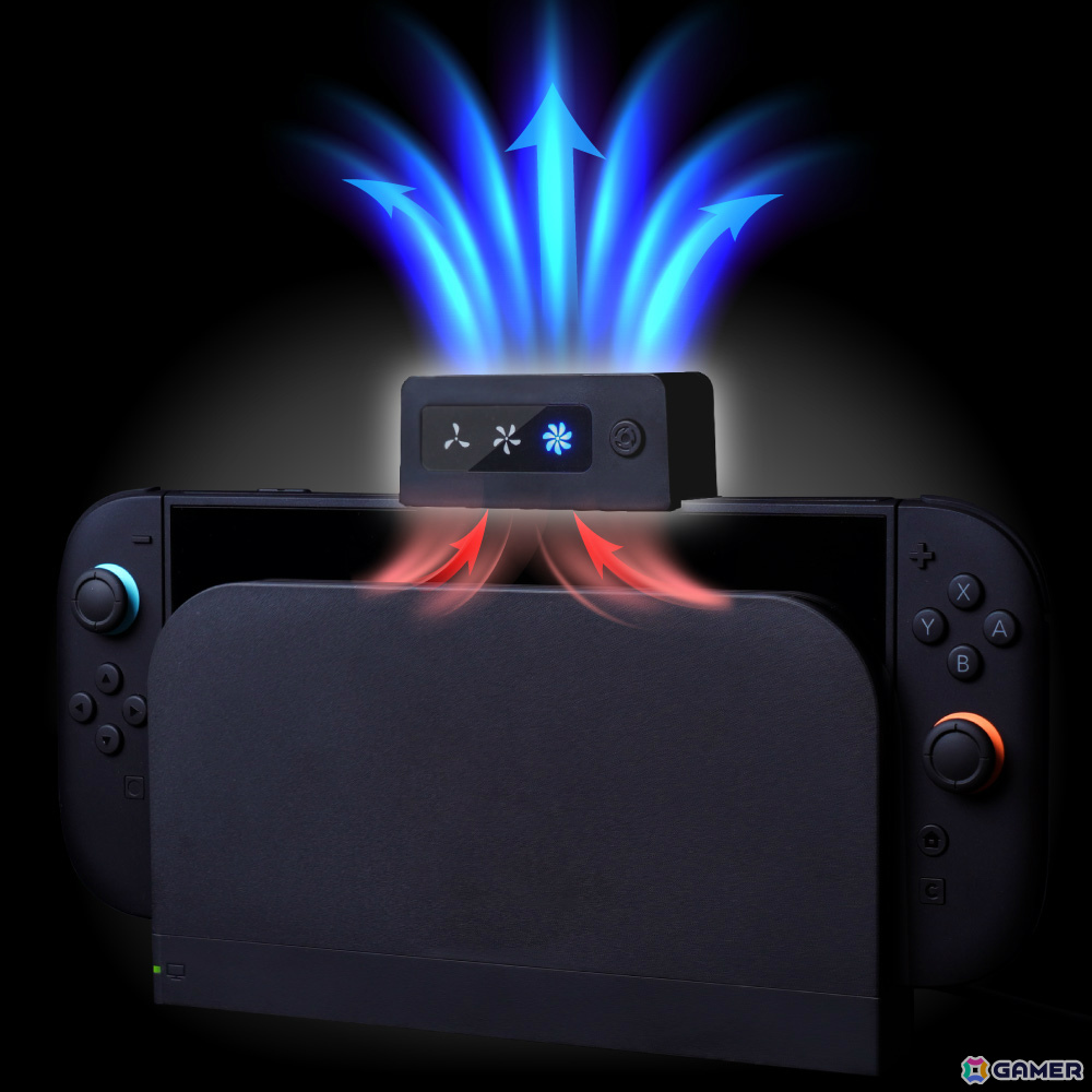 Switch 2の熱暴走を防ぐケーブルレスの排熱対策ファン「SW2冷やすッチ」が発売！静音設計で風量調整も可能の画像