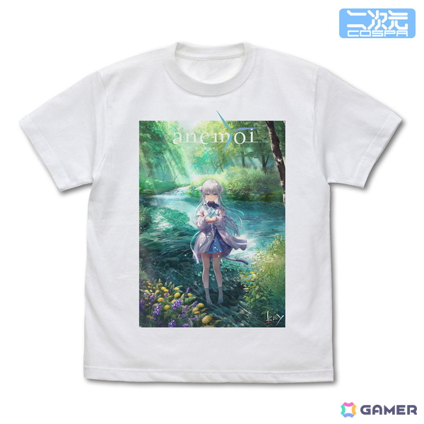 Key最新作「anemoi」のヒロインがデザインされたフルカラーTシャツが二次元コスパより早くも登場！数量限定で予約受付中の画像3