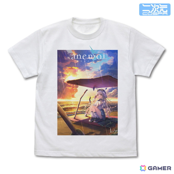Key最新作「anemoi」のヒロインがデザインされたフルカラーTシャツが二次元コスパより早くも登場！数量限定で予約受付中の画像5