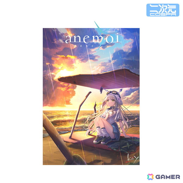Key最新作「anemoi」のヒロインがデザインされたフルカラーTシャツが二次元コスパより早くも登場！数量限定で予約受付中の画像6