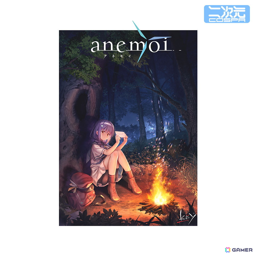 Key最新作「anemoi」のヒロインがデザインされたフルカラーTシャツが二次元コスパより早くも登場！数量限定で予約受付中の画像