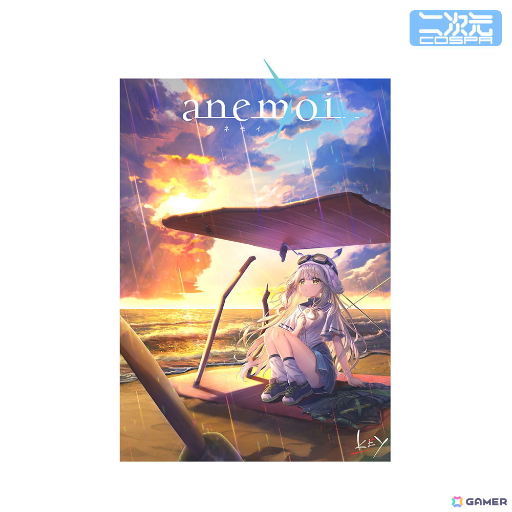 Key最新作「anemoi」のヒロインがデザインされたフルカラーTシャツが二次元コスパより早くも登場！数量限定で予約受付中の画像