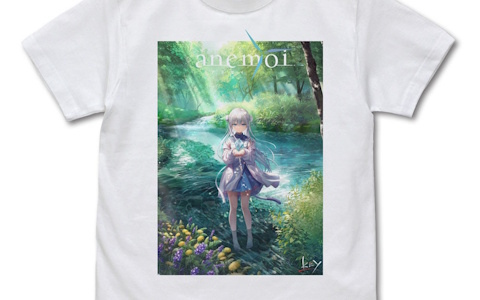 Key最新作「anemoi」のヒロインがデザインされたフルカラーTシャツが二次元コスパより早くも登場！数量限定で予約受付中