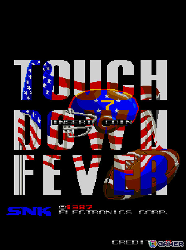 簡単操作でアメフトのアツい攻防を堪能できるスポーツゲーム「タッチダウンフィーバー」がアーケードアーカイブスに登場！の画像