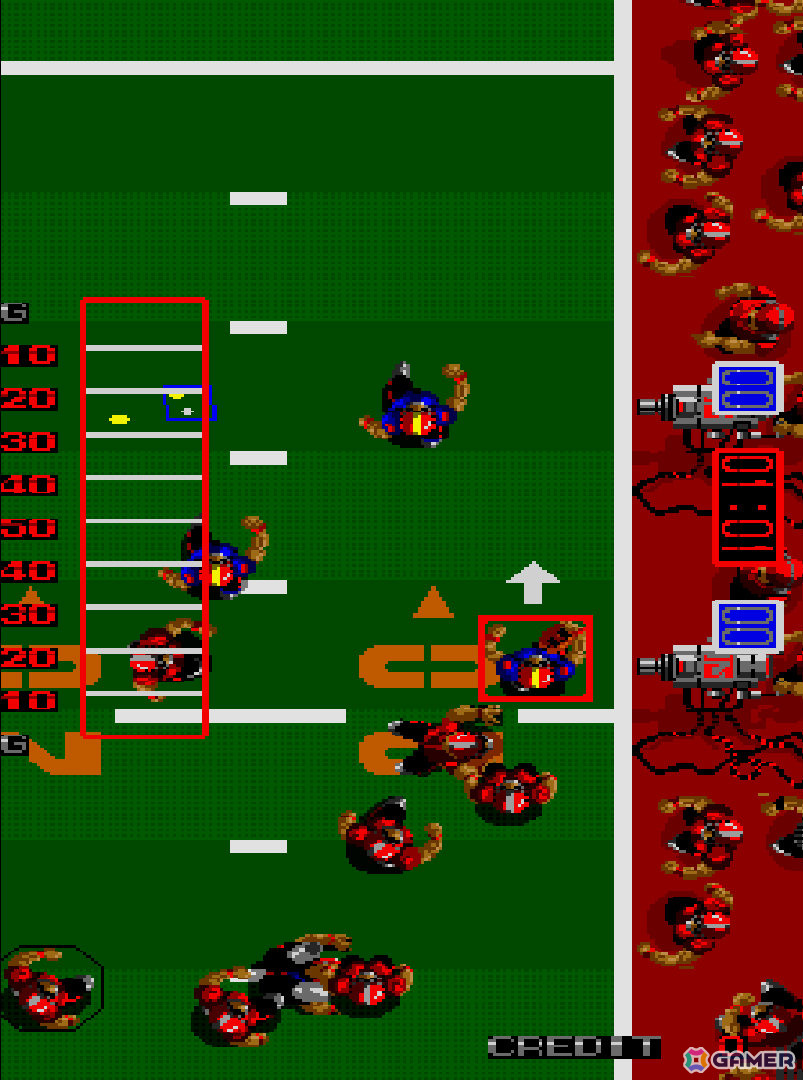 簡単操作でアメフトのアツい攻防を堪能できるスポーツゲーム「タッチダウンフィーバー」がアーケードアーカイブスに登場！の画像4