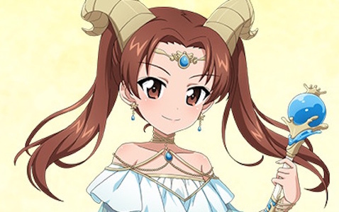 「ガールズ＆パンツァー 戦車道大作戦！」やぎ座衣装の角谷杏がオールスター生徒ガチャに登場！の画像