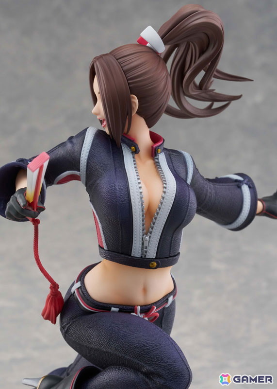 「餓狼伝説 City of the Wolves」スタイリッシュかつセクシーなライダースーツに身を包んだ不知火舞がフィギュア化！ゲーム内モデルに基づき忠実に再現の画像12