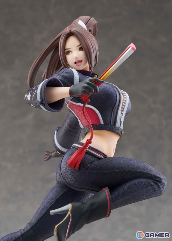 「餓狼伝説 City of the Wolves」スタイリッシュかつセクシーなライダースーツに身を包んだ不知火舞がフィギュア化！ゲーム内モデルに基づき忠実に再現の画像14